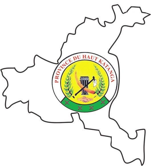 Carte de la province du Haut-Katanga